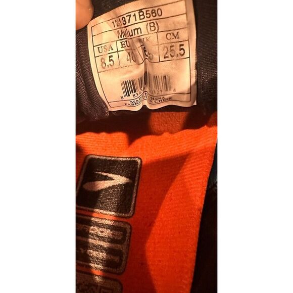 BROOKS Glycerin 11 running shoes Womens size 8.5 BLUE silver white - Picture 7 of 11